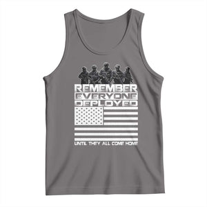 R.E.D Friday Tank Top Remember Everyone Deployed Military US Flag TS10 Deep Heather Print Your Wear