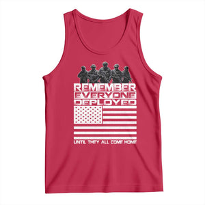 R.E.D Friday Tank Top Remember Everyone Deployed Military US Flag TS10 Red Print Your Wear