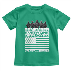 R.E.D Friday Toddler T Shirt Remember Everyone Deployed Military US Flag TS10 Irish Green Print Your Wear