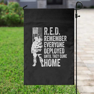 R.E.D Friday Garden Flag Remember Everyone Deployed American Flag Military Supportive TS10 Print Your Wear