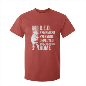 R.E.D Friday T Shirt For Kid Remember Everyone Deployed American Flag Military Supportive TS10 Red Print Your Wear