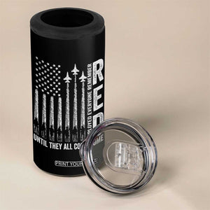 RED Friday Remember Everyone Deployed 4 in 1 Can Cooler Tumbler Military American Flag TS10 Print Your Wear