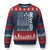 RED Friday Remember Everyone Deployed Ugly Christmas Sweater Military American Flag - Print Your Wear