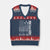 RED Friday Remember Everyone Deployed V-Neck Knit Sweater Vest Military American Flag - Print Your Wear
