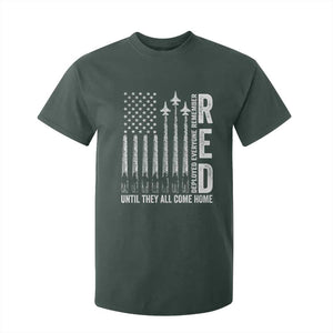 RED Friday Remember Everyone Deployed T Shirt For Kid Military American Flag TS10 Dark Forest Green Print Your Wear