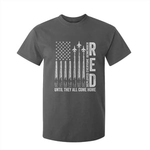 RED Friday Remember Everyone Deployed T Shirt For Kid Military American Flag TS10 Dark Heather Print Your Wear