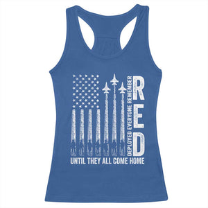 RED Friday Remember Everyone Deployed Racerback Tank Top Military American Flag TS10 Royal Blue Print Your Wear