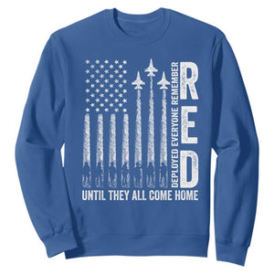 RED Friday Remember Everyone Deployed Sweatshirt Military American Flag TS10 Royal Blue Print Your Wear