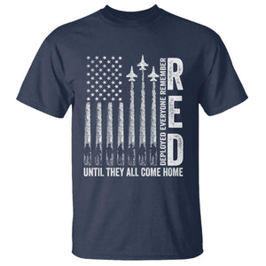 RED Friday Remember Everyone Deployed T Shirt Military American Flag TS10 Navy Print Your Wear