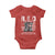 On Friday We Wear Red Military R.E.D Friday Baby Onesie American Flag TS10 Red Print Your Wear