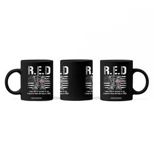 On Friday We Wear Red Military R.E.D Friday Coffee Mug American Flag TS10 Print Your Wear