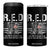 On Friday We Wear Red Military R.E.D Friday 4 in 1 Can Cooler Tumbler American Flag TS10 One Size: 16 oz Black Print Your Wear