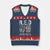 On Friday We Wear Red Military R.E.D Friday V-Neck Knit Sweater Vest American Flag - Print Your Wear