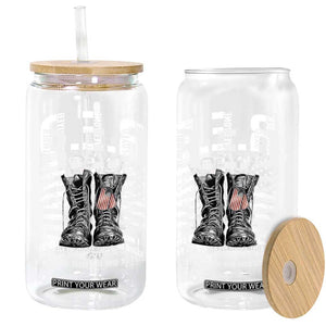On Friday We Wear Red Military R.E.D Friday Glass Can American Flag TS10 Print Your Wear