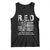 On Friday We Wear Red Military R.E.D Friday Tank Top American Flag TS10 Black Print Your Wear