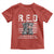On Friday We Wear Red Military R.E.D Friday Toddler T Shirt American Flag TS10 Red Print Your Wear