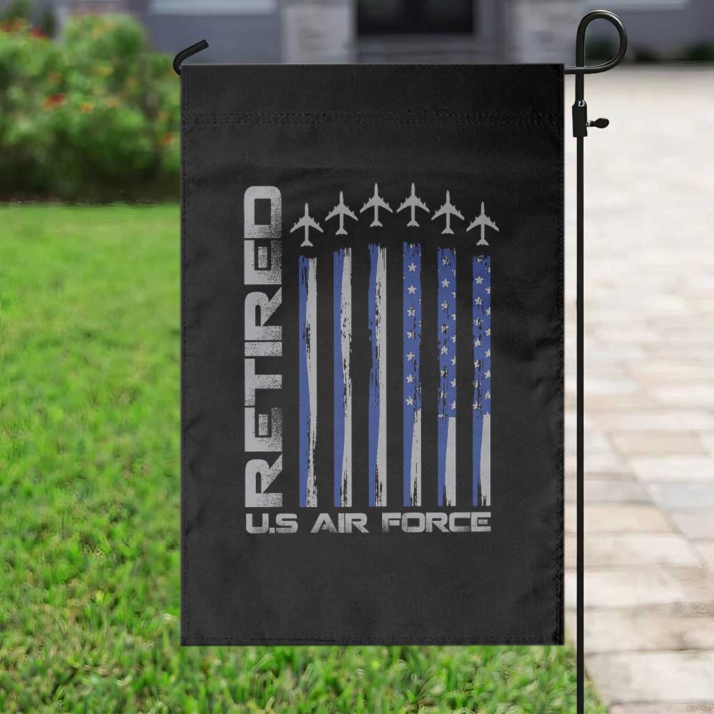 Retired US Air Force Garden Flag Vintage USAF Veteran USA Flag TS10 Print Your Wear