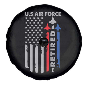 Veteran US Air Force Spare Tire Cover Vintage USA Flag Veterans TS10 Print Your Wear