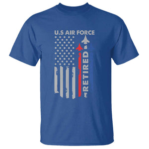 Veteran US Air Force T Shirt Vintage USA Flag Veterans TS10 Royal Blue Print Your Wear