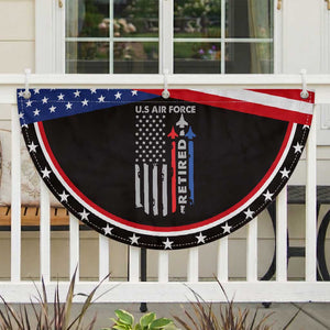 Veteran US Air Force Patriotic Fan Flag Vintage USA Flag Veterans