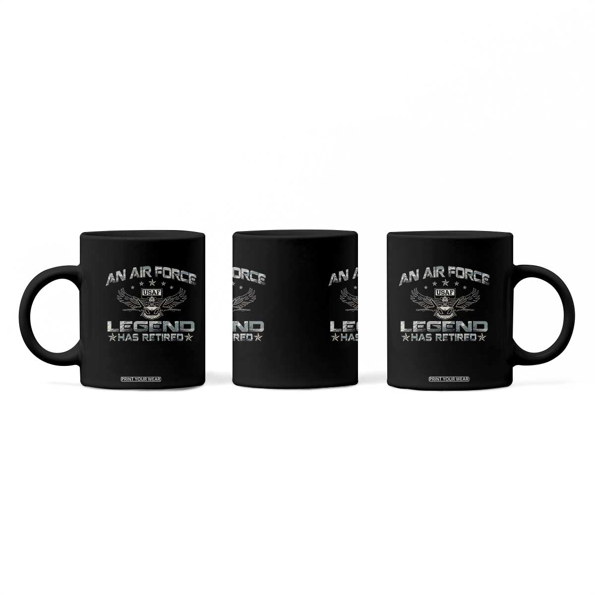 An Air Force Legend Has Retired Coffee Mug Vintage Camo US Veteran TS10 Print Your Wear