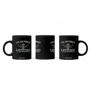 An Air Force Legend Has Retired Coffee Mug Vintage Camo US Veteran TS10 Print Your Wear