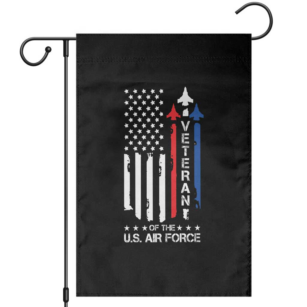 Air Force Veteran Garden Flag Vintage US Flag TS10 Black Print Your Wear
