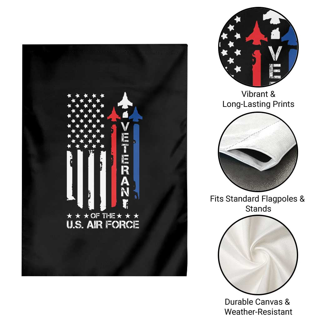 Air Force Veteran Garden Flag Vintage US Flag TS10 Print Your Wear