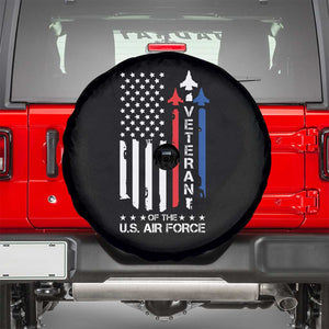 Air Force Veteran Spare Tire Cover Vintage US Flag TS10 Black Print Your Wear