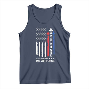 Air Force Veteran Tank Top Vintage US Flag TS10 Navy Print Your Wear