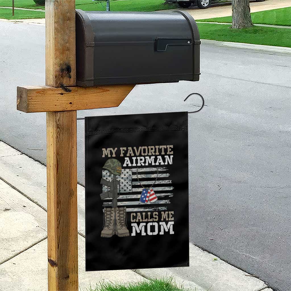 Proud Air Force Mom Garden Flag My Favorite Airman Military Family Camo US Flag TS10 Print Your Wear