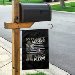 Proud Air Force Mom Garden Flag My Favorite Airman Military Family Camo US Flag TS10 Print Your Wear