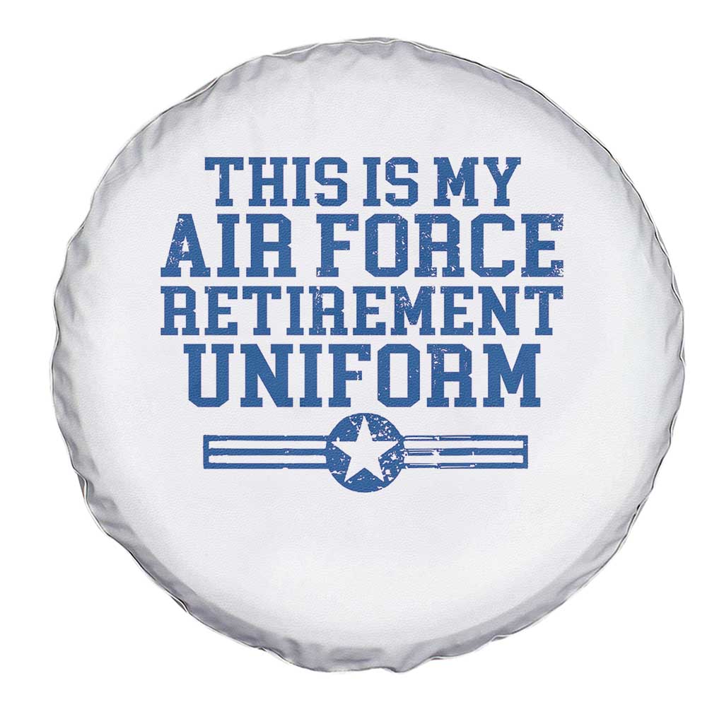Veteran US Air Force Spare Tire Cover This Is My Retirement Uniform TS10 Print Your Wear