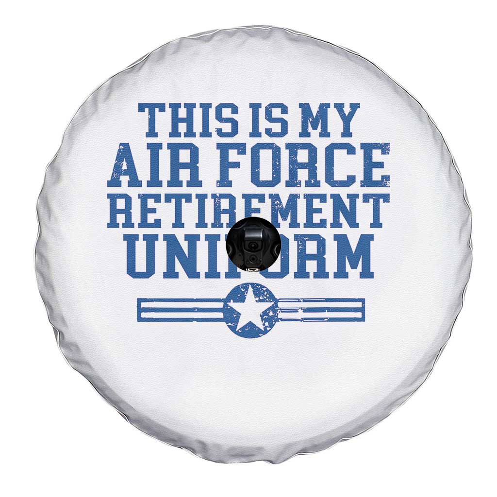 Veteran US Air Force Spare Tire Cover This Is My Retirement Uniform TS10 Print Your Wear