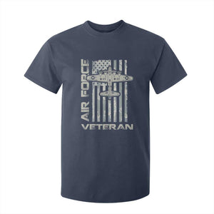 Air Force Veteran T Shirt For Kid Vintage Camo USA Flag Veterans TS10 Navy Print Your Wear