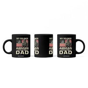 Proud Air Force Dad Coffee Mug My Soldier Airman Calls Me Dad US Flag TS10 Print Your Wear