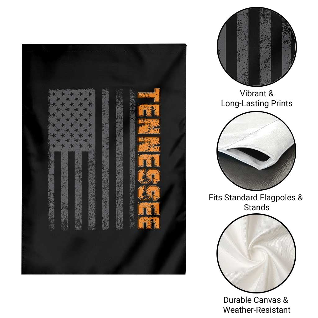 Vintage Tennessee Garden Flag Retro Orange TN USA Flag Patriotic US State TS10 Print Your Wear