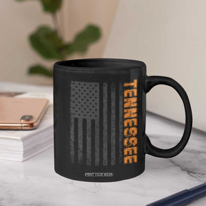 Vintage Tennessee Coffee Mug Retro Orange TN USA Flag Patriotic US State TS10 Print Your Wear