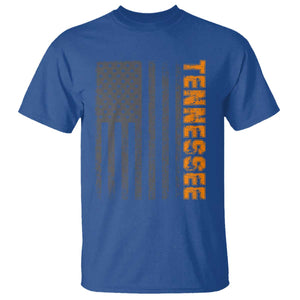 Vintage Tennessee T Shirt Retro Orange TN USA Flag Patriotic US State TS10 Royal Blue Print Your Wear