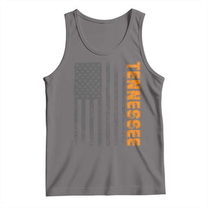 Vintage Tennessee Tank Top Retro Orange TN USA Flag Patriotic US State TS10 Deep Heather Print Your Wear