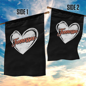 Vintage Tennessee Garden Flag Heart Graphic TN Orange US State TS10 Print Your Wear