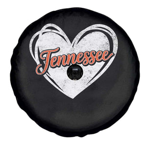 Vintage Tennessee Spare Tire Cover Heart Graphic TN Orange US State TS10 Print Your Wear