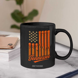 Vintage Tennessee Coffee Mug Orange Dripping Flag Vintage State Pride Sports Fan Patriotic TS10 Print Your Wear