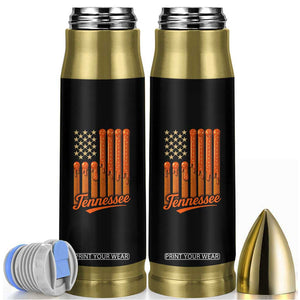 Vintage Tennessee Bullet Tumbler Orange Dripping Flag Vintage State Pride Sports Fan Patriotic TS10 Black Print Your Wear