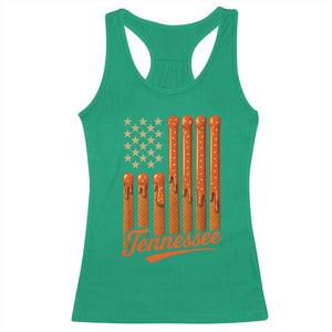 Vintage Tennessee Racerback Tank Top Orange Dripping Flag Vintage State Pride Sports Fan Patriotic TS10 Irish Green Print Your Wear