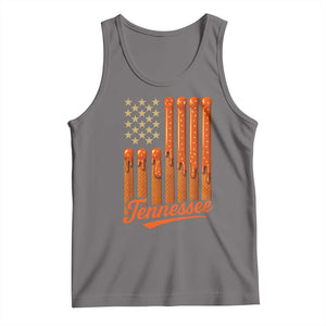 Vintage Tennessee Tank Top Orange Dripping Flag Vintage State Pride Sports Fan Patriotic TS10 Deep Heather Print Your Wear