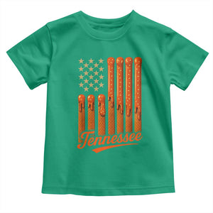 Vintage Tennessee Toddler T Shirt Orange Dripping Flag Vintage State Pride Sports Fan Patriotic TS10 Irish Green Print Your Wear