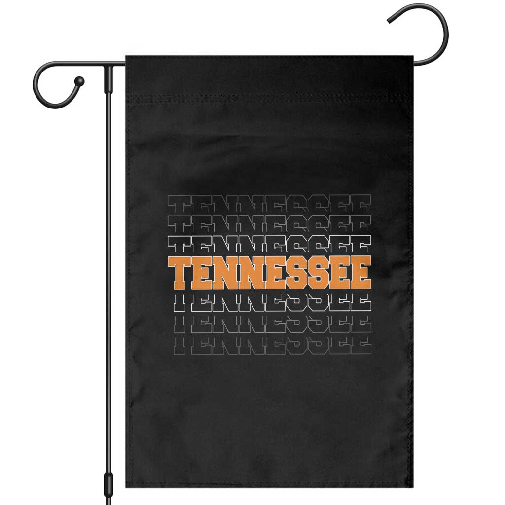 Vintage Tennessee Garden Flag Throwback Design Classic TN Orange US State TS10 Black Print Your Wear