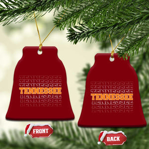 Vintage Tennessee Ceramic Ornament Throwback Design Classic TN Orange US State TS10 Print Your Wear