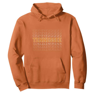 Vintage Tennessee Hoodie Throwback Design Classic TN Orange US State TS10 Orange Print Your Wear